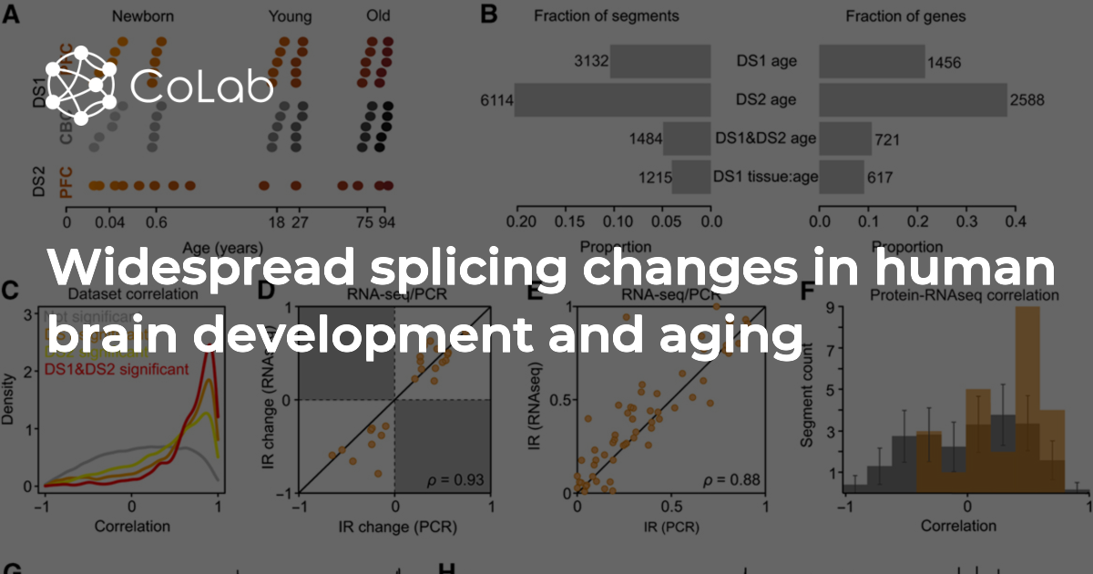Widespread splicing changes in human brain development and aging | CoLab