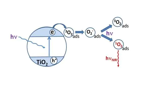 A gas-phase approach to the study of elementary processes of heterogeneous photocatalysis