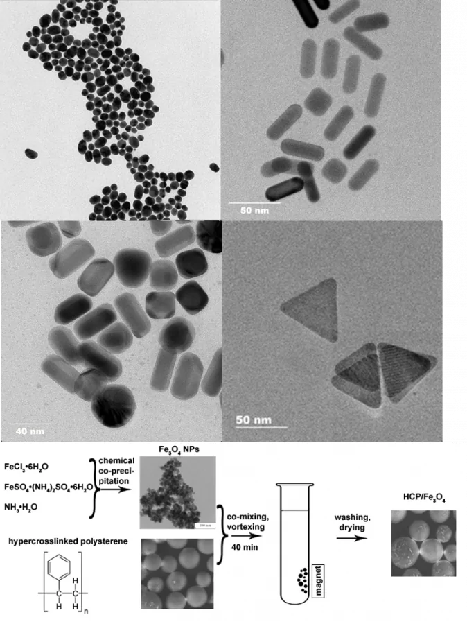 Application of nanoparticles (NPS) and materials based on them in chemical analysis (Group of Ph.D. Prof. Dmitrienko S.G.)