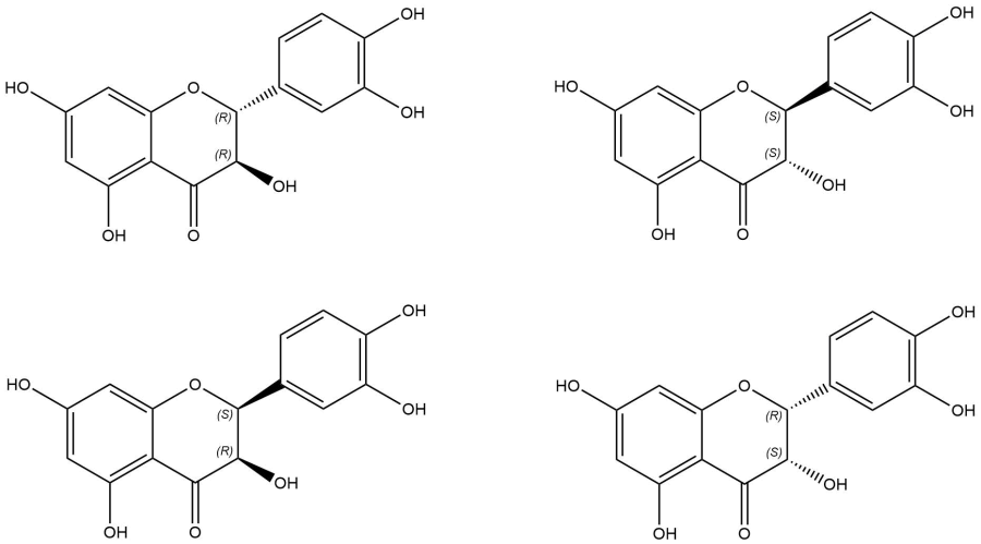 Diastereomers of dihydroquercetin