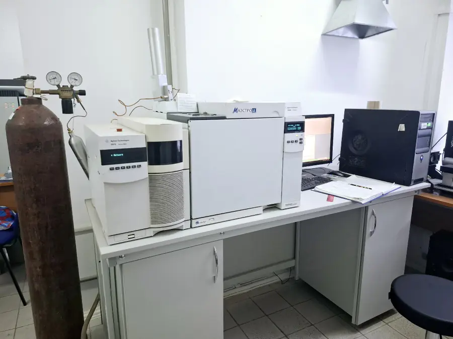 Газовый хроматограф Agilent 7890A c масс-селективным детектором Agilent MSD 5975C
