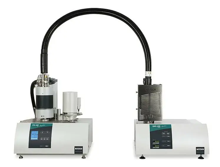 Синхронный термический анализатор Netzsch STA449 F1 Jupiter совмещенный с масс-спектрометром QMS 443 Aeolos